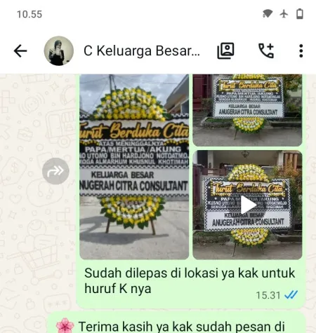 Pengiriman Papan Bunga Duka Cibubur