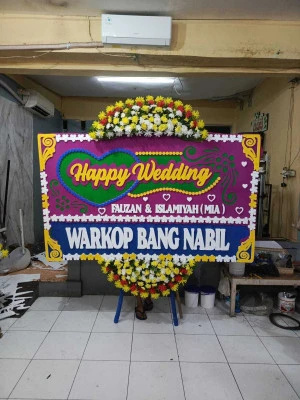 Papan Bunga di Cibubur