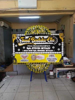 Papan Bunga di Cibubur